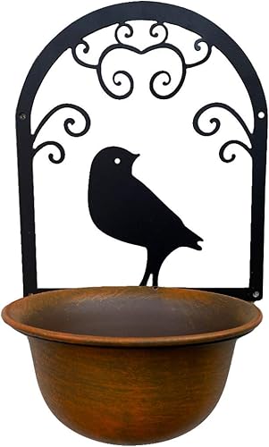 Miniatura 6 de Lily's Home Maceta de pared para interiores y exteriores, maceta suculenta con motivo de pájaro. Planta no incluida.