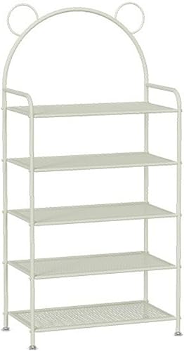 Shoe Rack Organizer Multi-layer Shoe Rack, Sturdy Metal Mesh Shoe Rack, Free Standing Shoe Storage Shelves, Cute Bear Shape Shoes Stand for