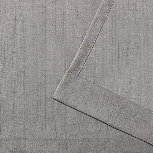 Exclusive Home Loha Linen Grommet Top Curtain Panel Pair, 54"x96", Beige, W 54" x L 96" (2 Panels) - Image 4
