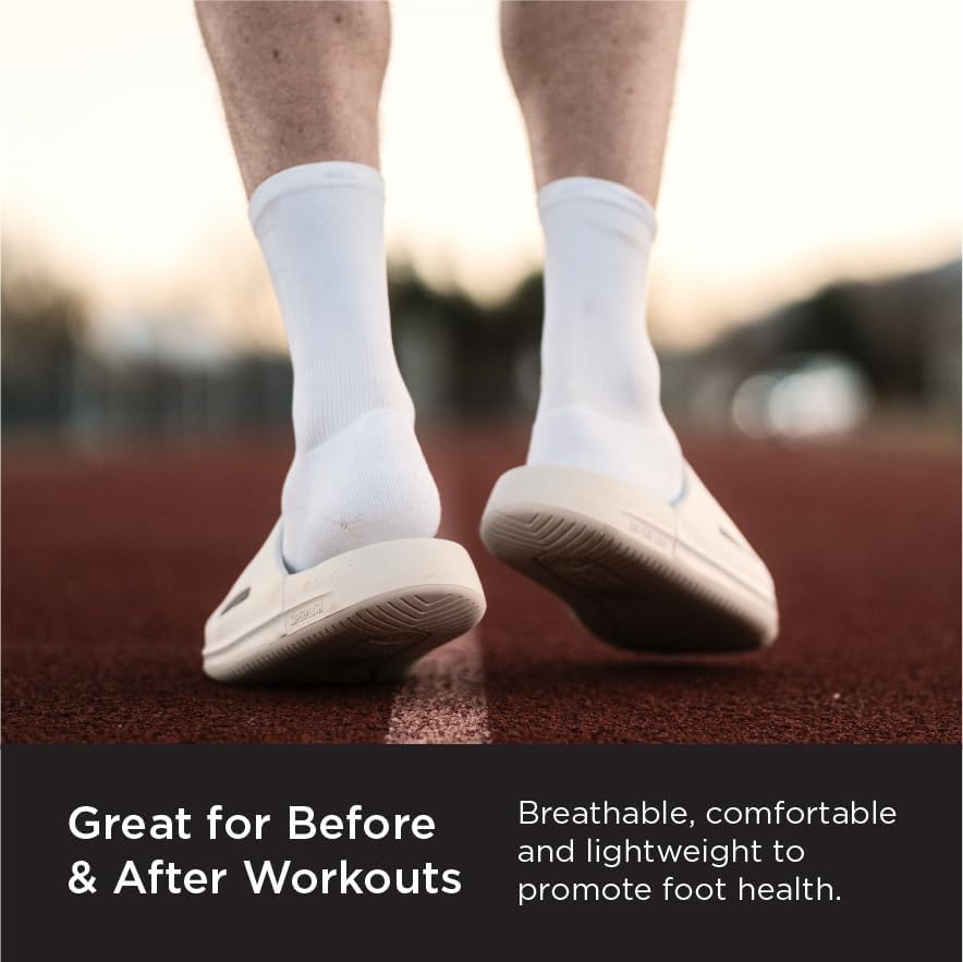 ROLL Recovery Men's Sports Recovery Slides | Helps Relieve Pressure on Achilles Tendon and Plantar Fasciitis SUPERPLUSH - Image 6