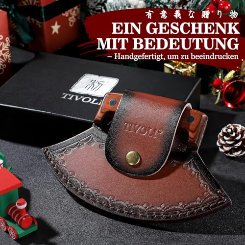 TIVOLI Ulu Messer aus Kohlenstoffstahl handgeschmiedet – Ansicht 6