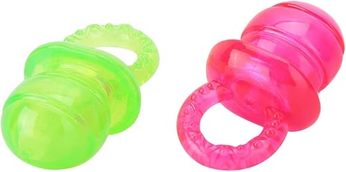 Miniatura 6 de 2 piezas de juguete de entrenamiento molar para cachorros de mascotas, resistente a las mordeduras, juguete chirriante, masticadores agresivos,