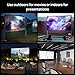 AWOL VISION Folding Outdoor Projector Screen with Stand (200 inches)，Outside Projection Screen 4K/8K UHD Support, Freestanding, Portable Alloy Frame, 16:9 HD, Lightweight for Camping, Backyard