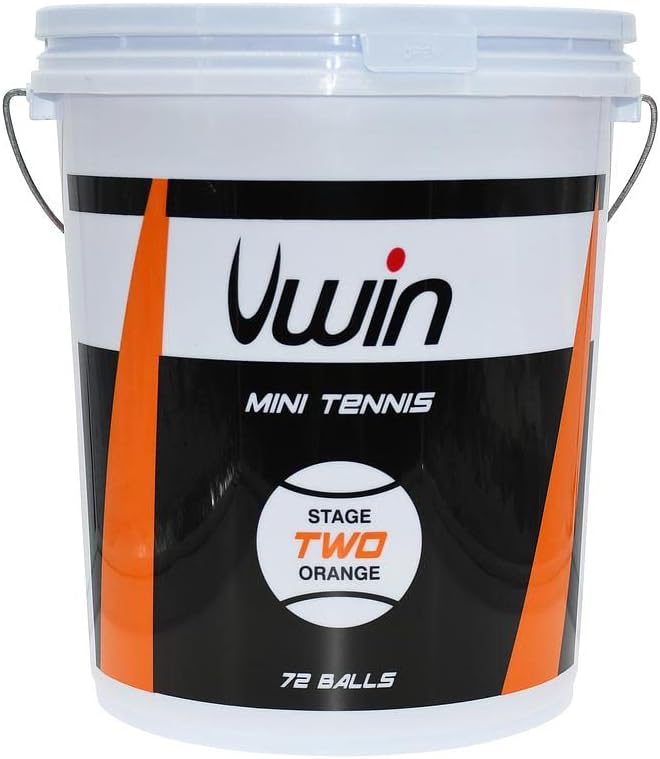 ND Sports Uwin Tennis Balls Level 2 Youth Rubber Felt Orange Pack of 72