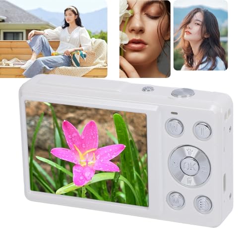 Cámara Digital 4K 64MP Compacta con Zoom 18X Blanco miniatura 2