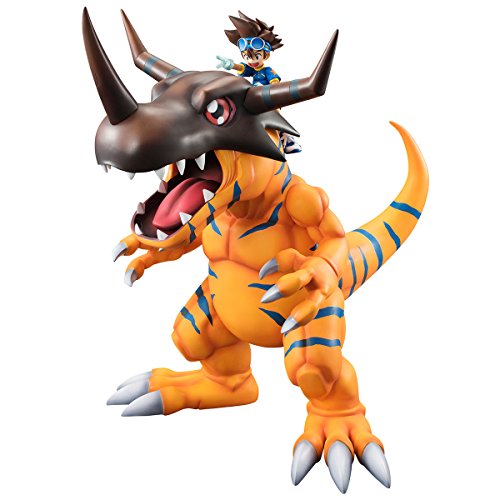 Digimon Adventure G.E.M. Series PVC Statue Greymon & Taichi 25 cm Megahouse