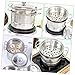 UPKOCH 1set Simulation Steamer Kitchen Toy Cookware Playset for Pretend Cooking Fun Educational Plaything for Boys and Girls Creative Kitchen Role-Play Experience