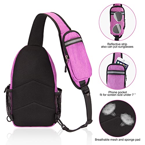 Maylisacc Womens Sling Crossbody Backpack, Multipurpose Sling Bag For Hiking Travel Camping, Shoulder Chest Bags Daypack For Outdoor Sports #TOP4