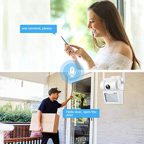 FREDI HD 1080P Telecamera wifi esterno con LED