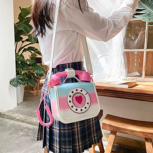 New Women's Shoulder Bag, Creative and Funny Personality Bag, Simulation Phone Messenger Bag, with A Microphone That Can Answer Calls, Can Adjust The Volume Bag, Large-capacity Handbag3