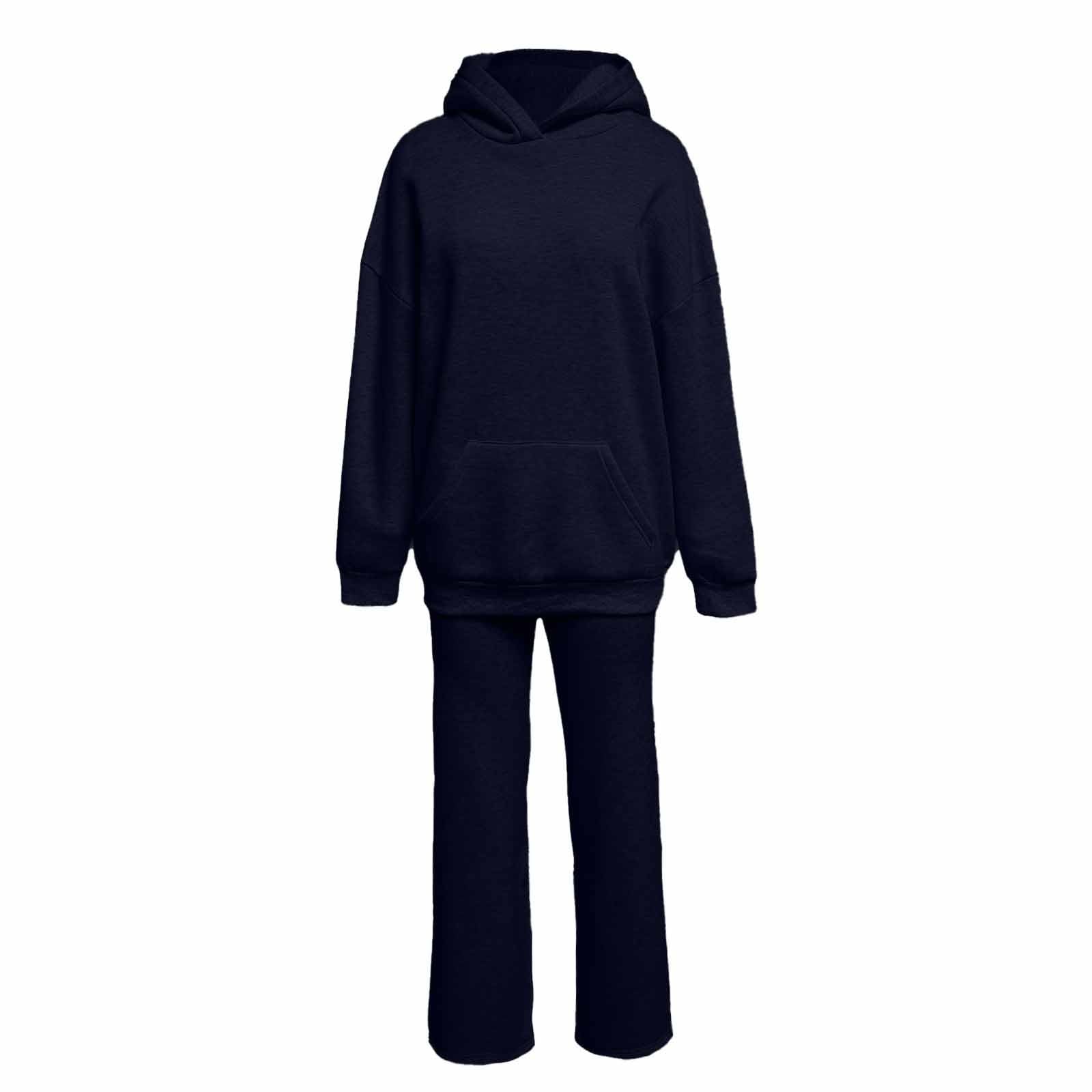 Generico Tuta Sportiva Donna Elegante 2 Pezzi, Felpa con Cappuccio e Pantaloni a Vita Elasticata, Decorato con Paillettes e Ali d'Angelo in Strass, Stile Streetwear Y2K per Autunno-Inverno