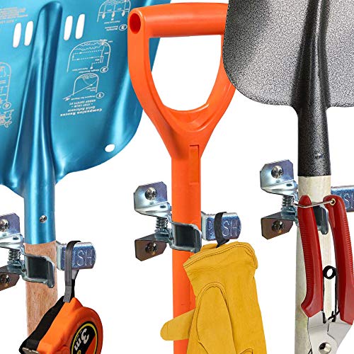 Shovel Holder Wall Mount, 10 Pack, Garden Tool Organizer for Garage, Broom Mop