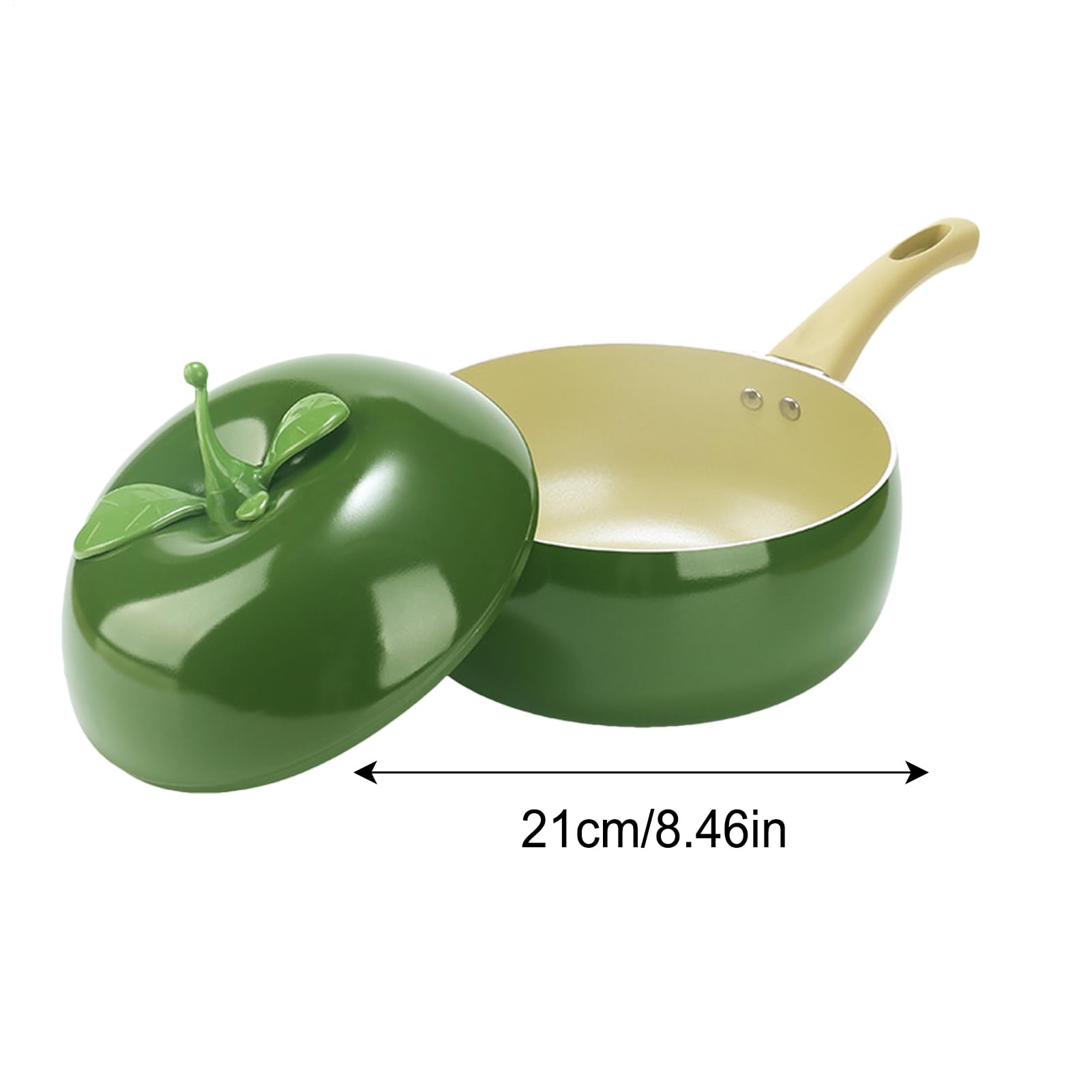 Pentola Per Sugo Con Coperchio Pratico, Multiuso, Antiaderente, Fruttiforme | Pentola E Padella Adatte All'Induzione Ideale Per Pasta, Zuppa, Spaghetti, Uso In Cucina Domestica E Ristorante