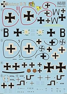Print Scale 72-034 - 1/72 Decal for Albatros D.V. (Aircraft Wet Decal)