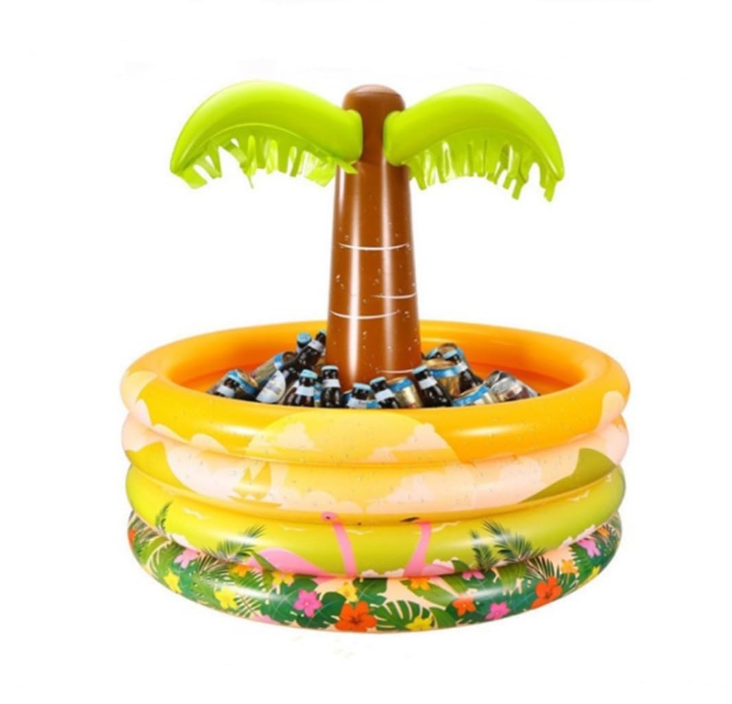Getränkehalter Pool für Sommer Schwimmender Bartisch, Serviertablett Und Getränkehalter Für Schwimmbad Oder Strandparty, Float Lounge Inflatable Bar Pool