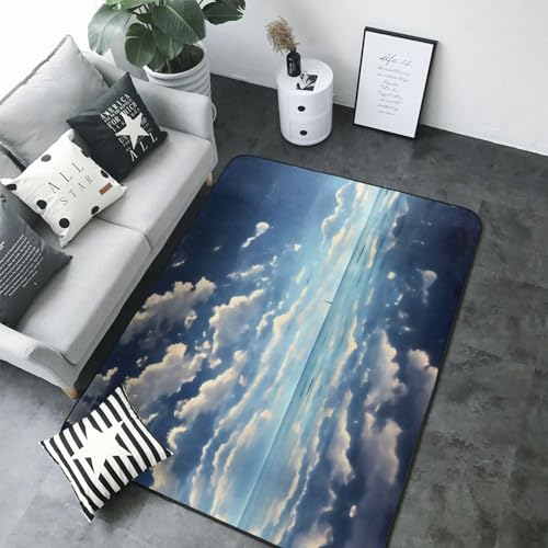 Tapis de sol flanelle grand format 203x147 décoration intérieur