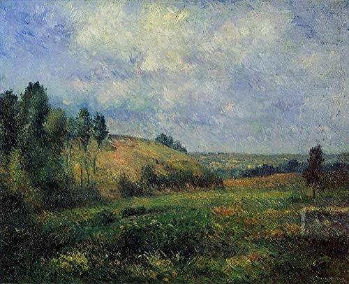 Peinture à l'huile paysage près de pontoise 1880 Camille Pissarro sur toile