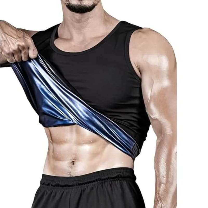 Advance Men Sweat Shaper and Sliming Vest for Weight Loss, Exercises and Fitness Fat Burning Shaper for Men & Women-image-43