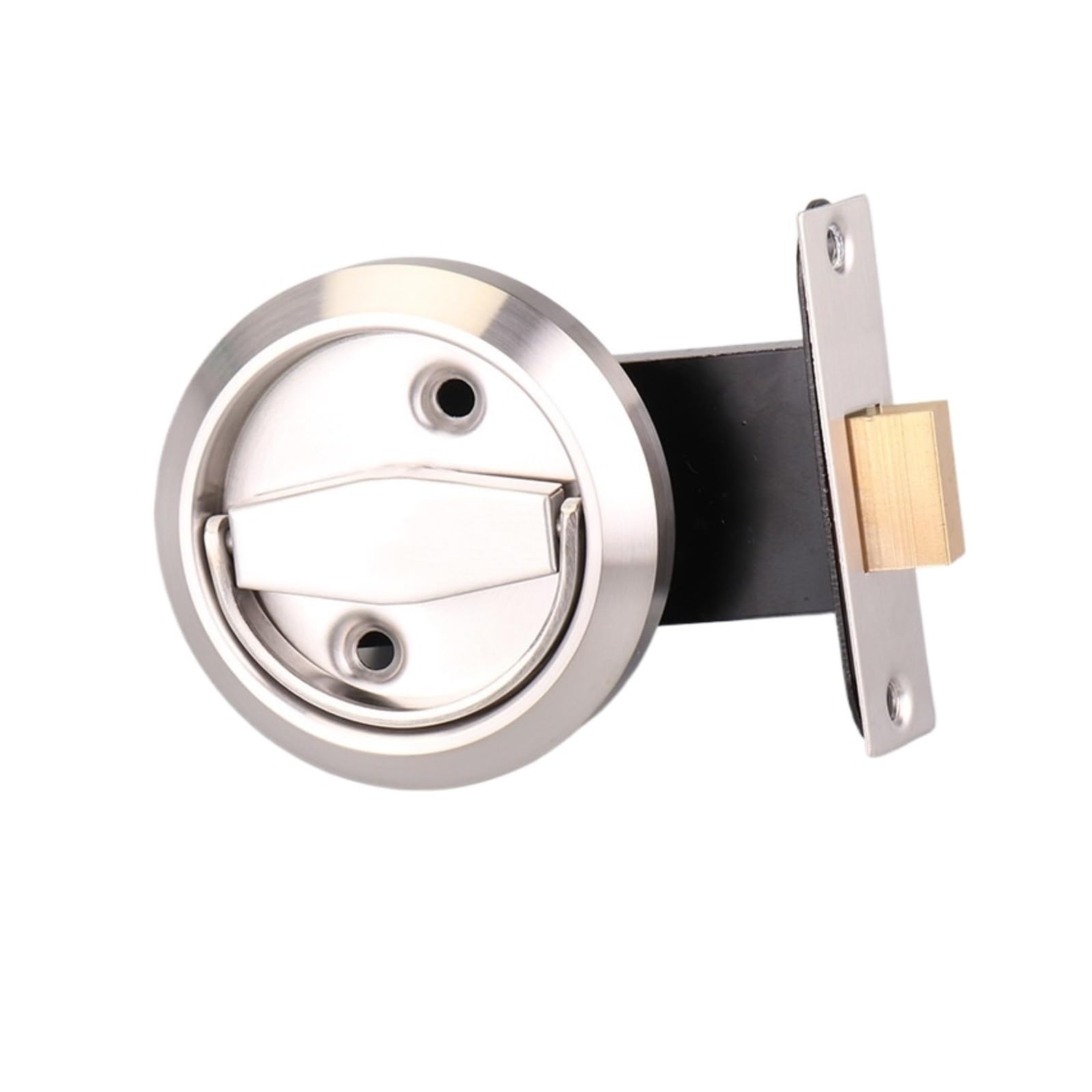 YXINAER Round Recessed Door Lock Invisible Door Concealed Lock
