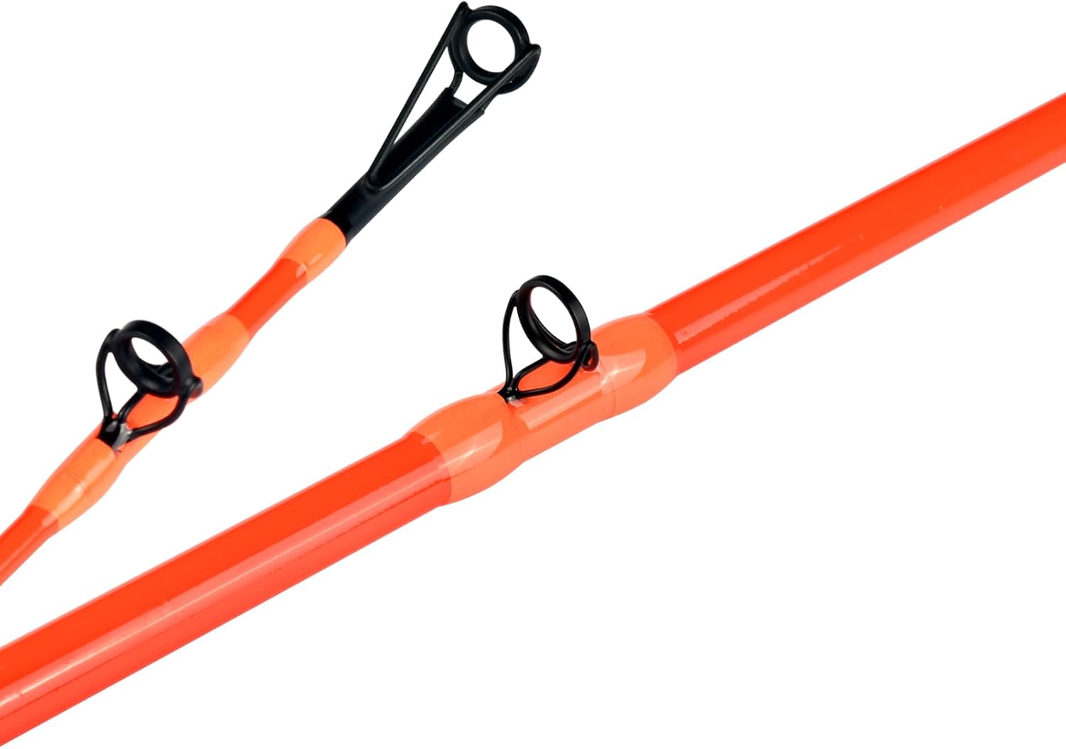 Catfish Fishing Rod, 1 Piece 7’Glow with Black Light Monster Catfishing Casting Rods Medium