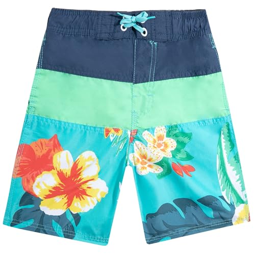 Image of Kanu Surf Boys' Terrapin Turtle Quick Dry Beach Board Shorts Swim Trunk