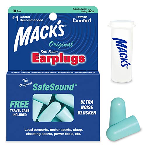 Mack's Pack de 10 Paires de Bouchons d'oreilles