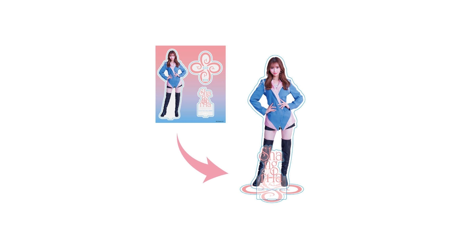 Girls²　アクリルスタンド Amazon.co.jp: ! Girls2 Live Tour 2022 “Shangri-la” KIRA 山口