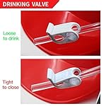 Novelty Place Drinking Helmet - Can Holder Drinker Hat Cap with Straw for Beer and Soda - Party Fun - Red/Yellow - Image 4