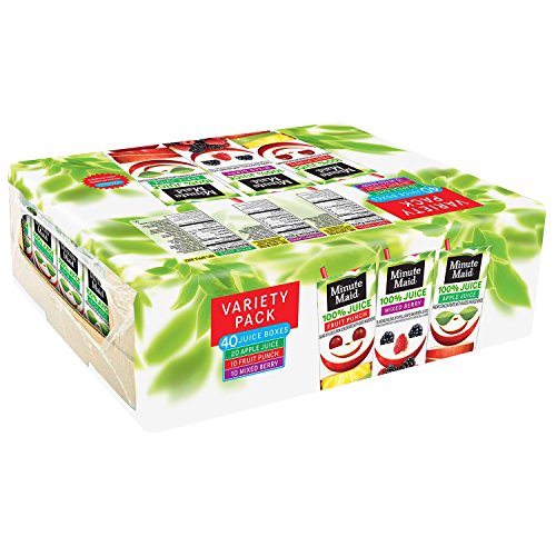 Minute Maid 100% Juice Variety Pack (6 oz., 40 ct.)