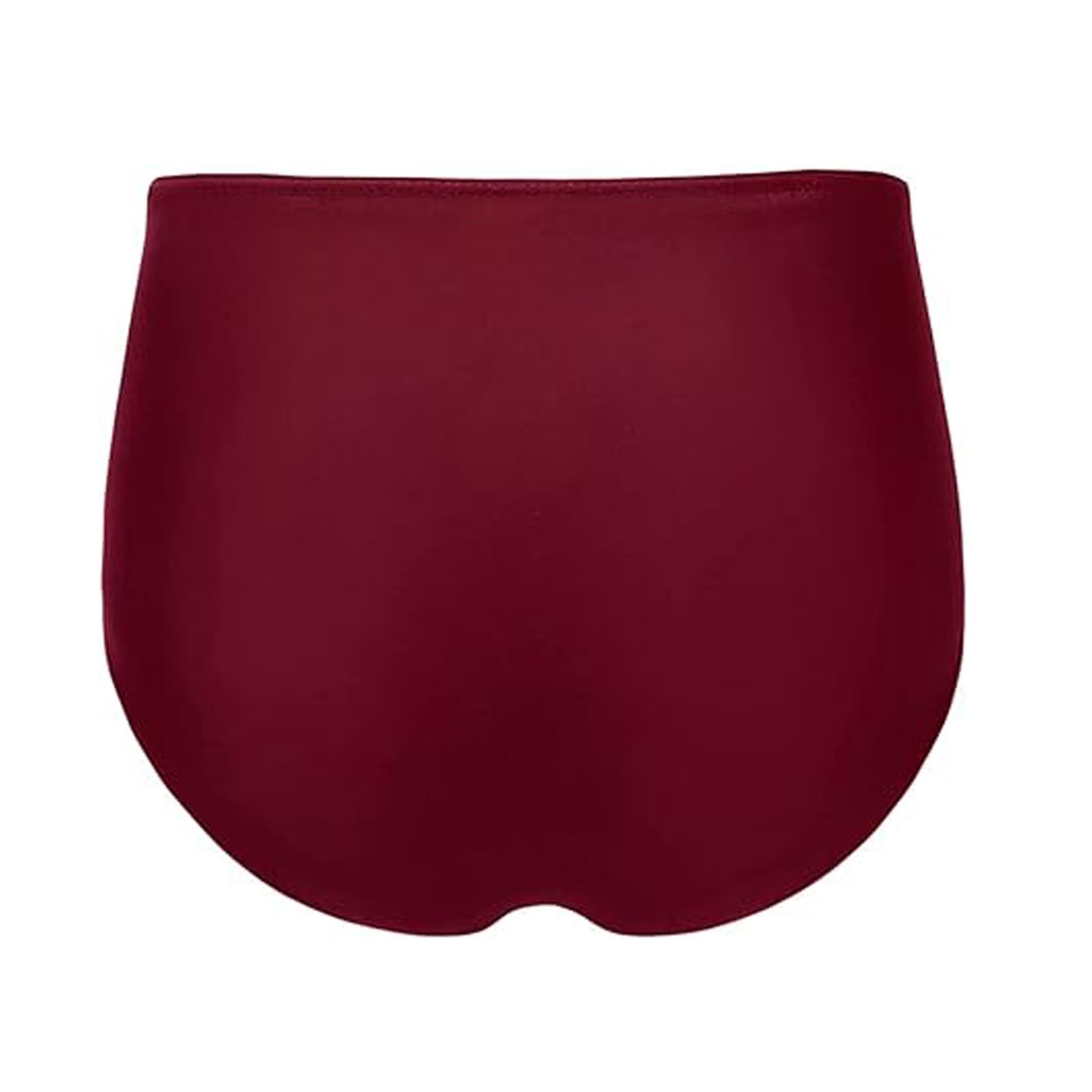 Bikini Damskie Damskie Kąpielówki Z Wysokim Stanem Spódnice Marszczone Zestawy Bikini Tankini Majtki Strój Kąpielowy Szorty Bielizna, Kamuflaż, XXL