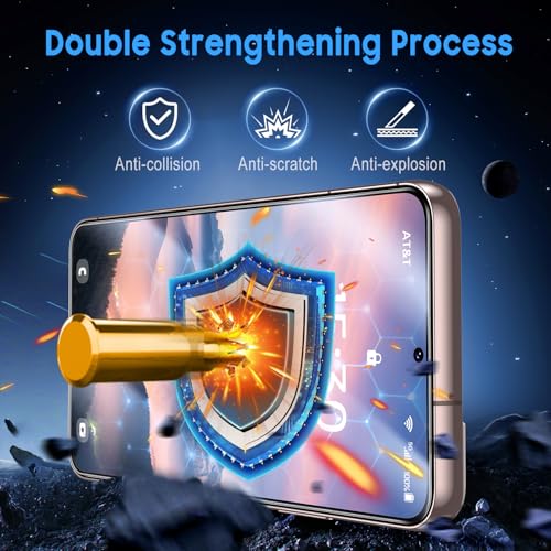 Image of Uyiton for Samsung Galaxy S22 Screen Protector - 2 Pack | Ultra HD Clarity, Fingerprint Unlock, 9H+ Hardness, Scratch-Resistant, Anti-Fingerprint, Bubble-Free, Easy Install