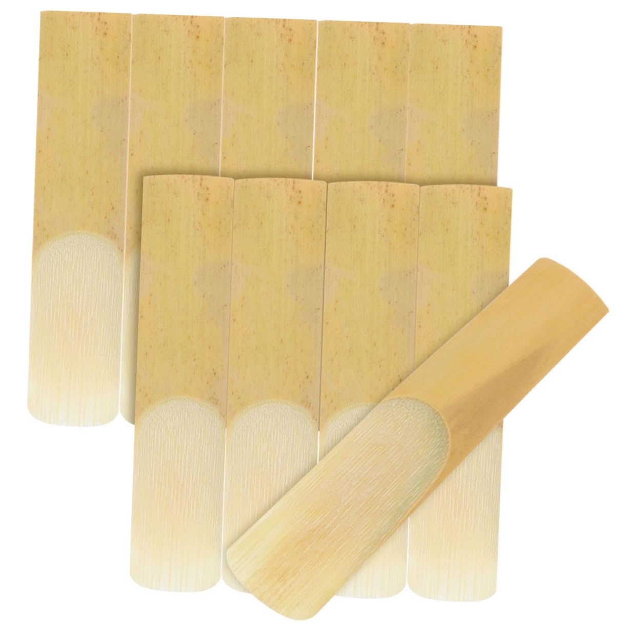 ibasenice 100 Pz Ancia Per Sassofono Ancia Del Sassofono Accessori Per Strumenti Ance Di Ricambio Per Sax Parte Del Ance Da 2,5 Sax Dello Strumento Di Canna Yellow