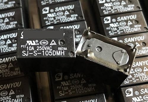 Relé 4 pines SJ-S-105DMH de 5V y 10A para control de circuitos