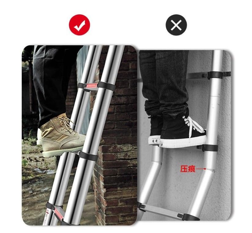 Amazon.co.jp: 脚立 脚立 伸縮 伸縮はしご 最長2m 耐荷重150kg 伸縮