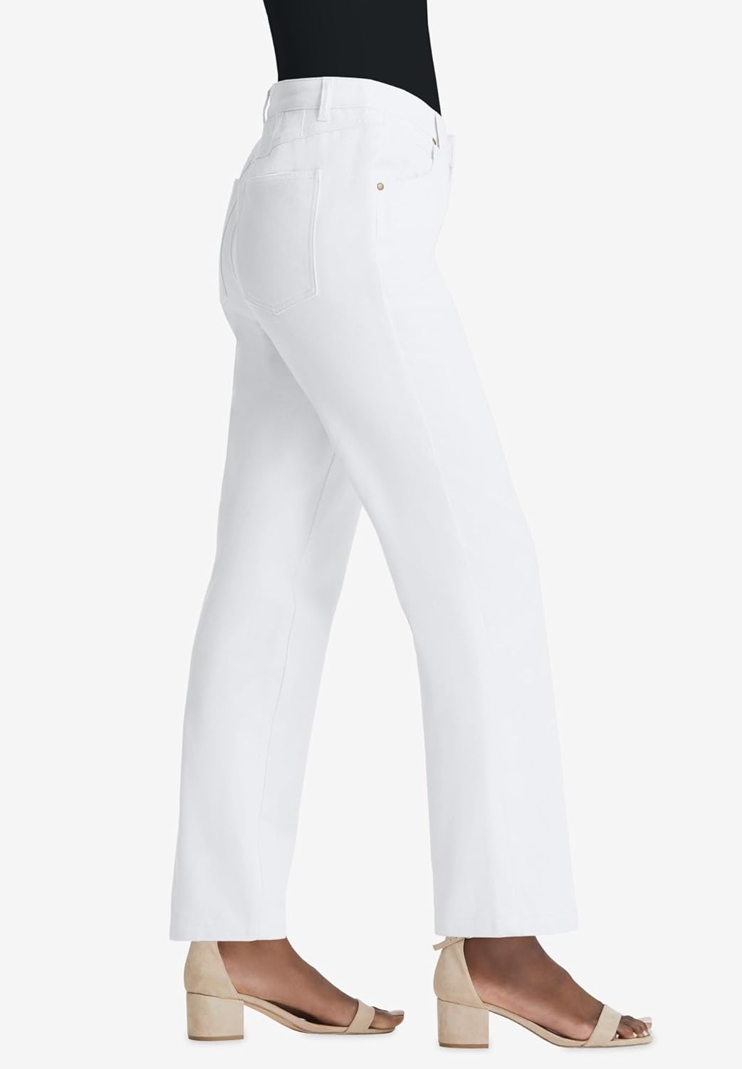 Jessica London Women's Plus Size Classic Cotton Denim Straight-Leg Jean