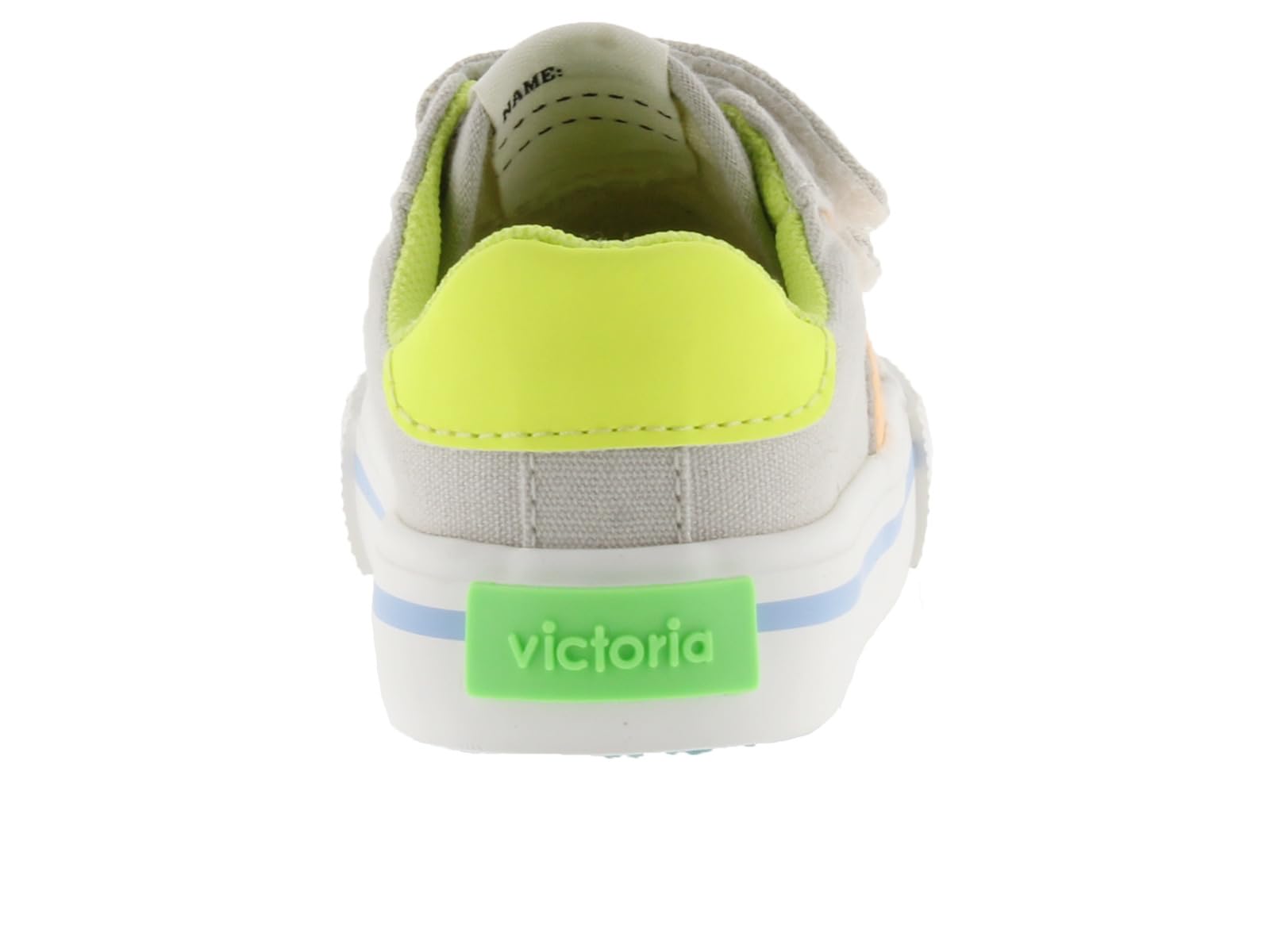 victoria Zapatillas Unisex Tribu Lona & Piezas Flúor En Contraste & Tiras Adherentes 1065195 para Niños