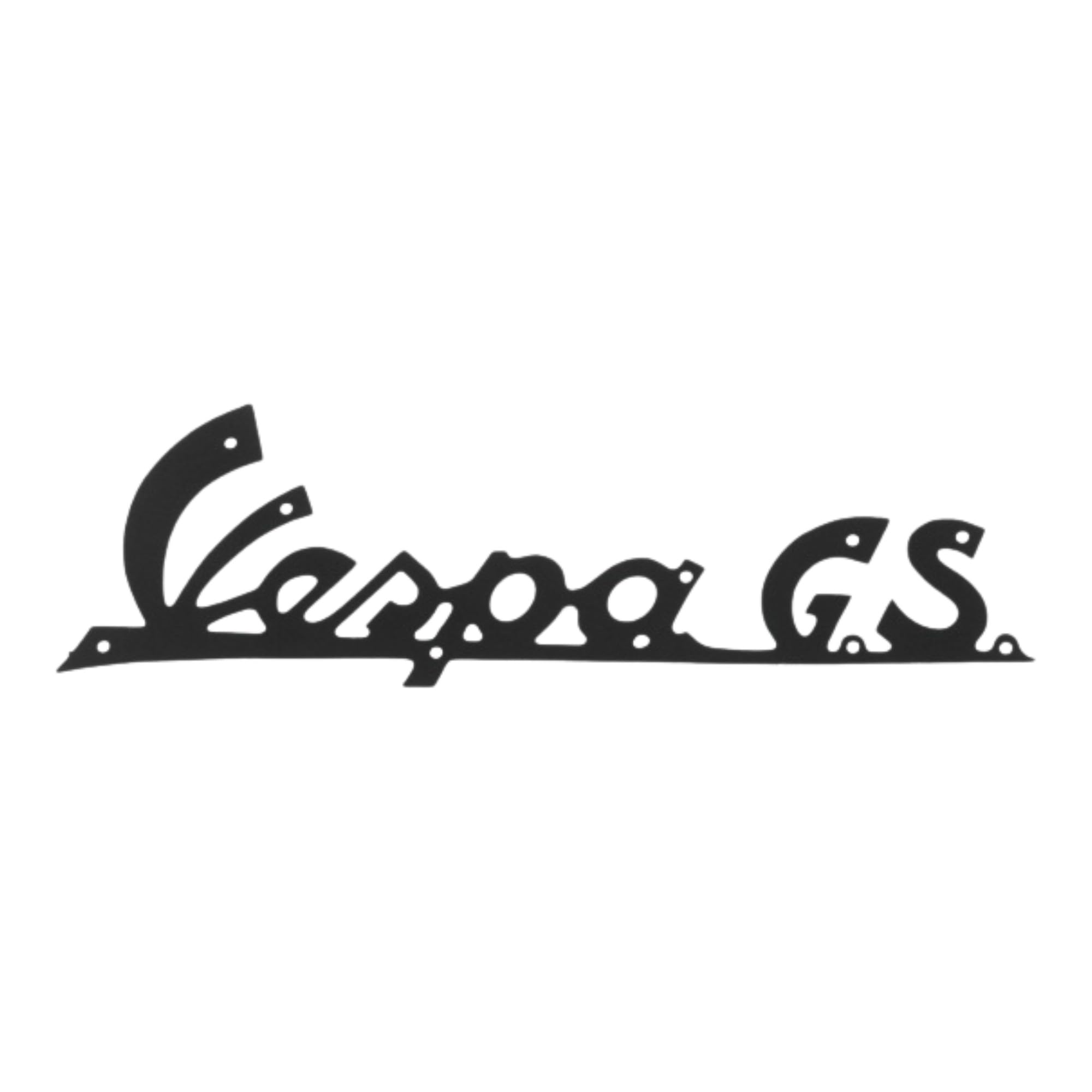 cyclingcolors 023902 Identification Plate Compatible with Piaggio Vespa GS Logo Body Restoration Scooter Original Reference 023902