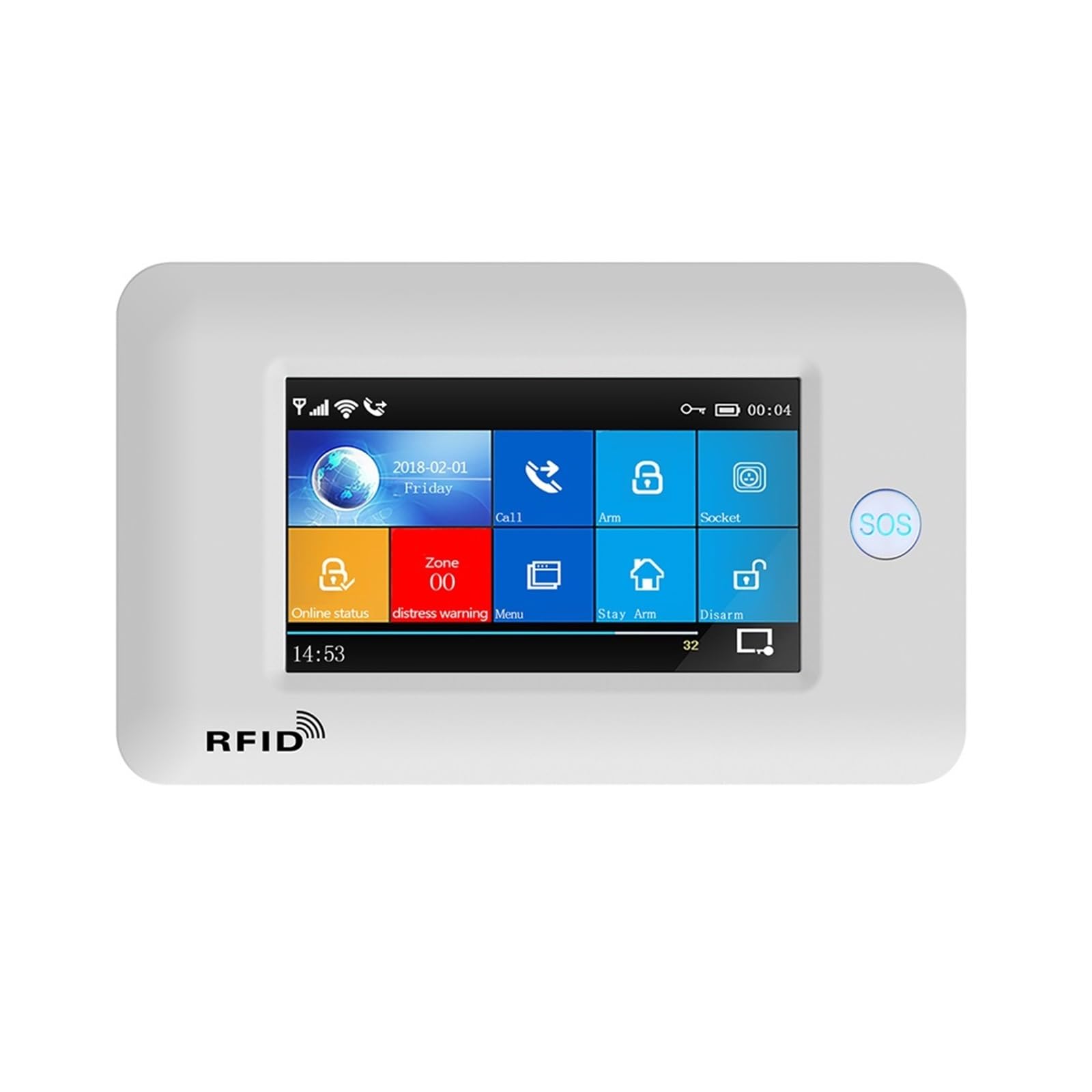 WiFi GSM Home Burglar Security Alarm System Wireless Remote Monitoring(O.)