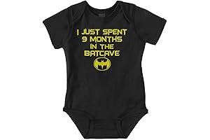 Batman Onesie Baby - Spent 9 Months in the Cave Superhero Baby...
