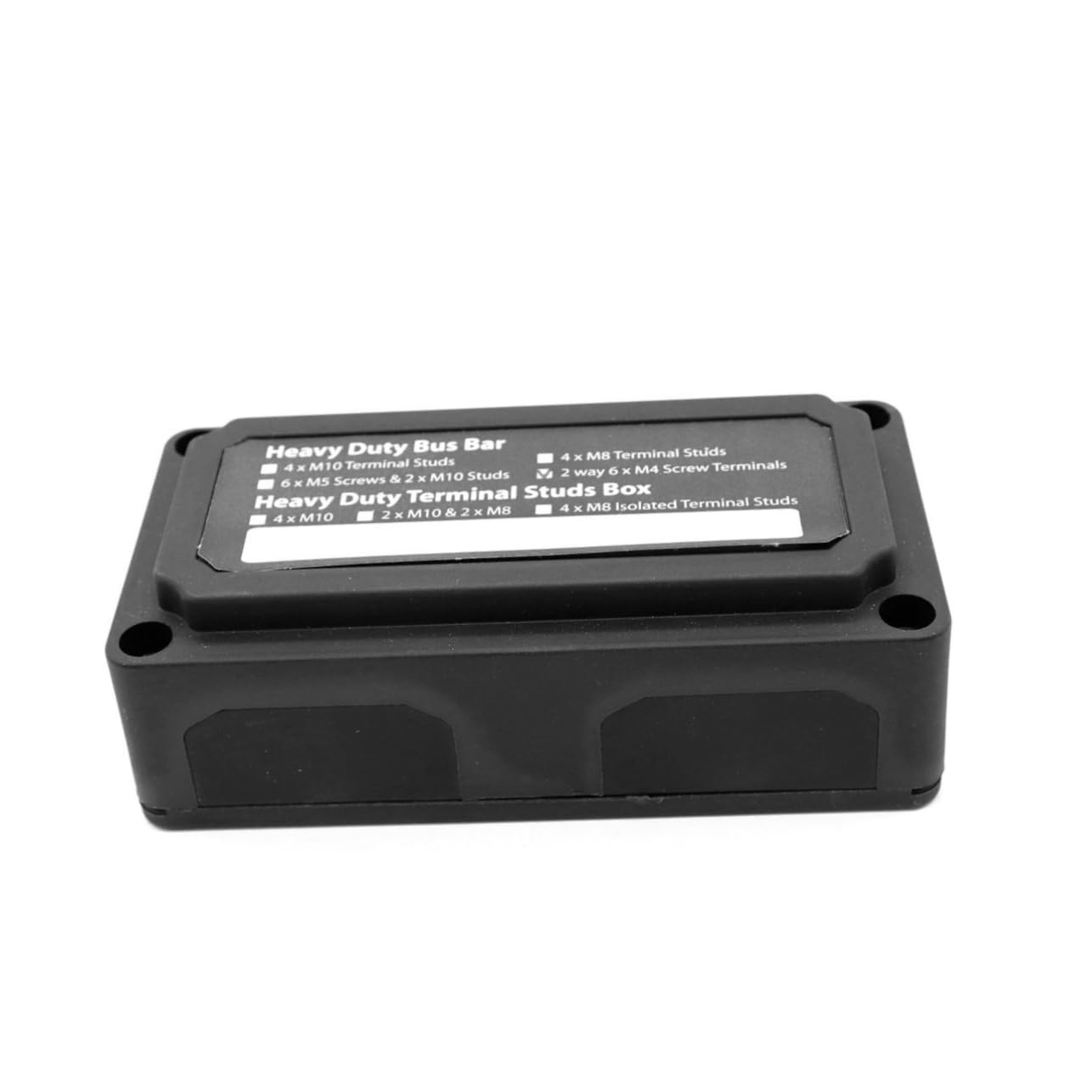 Happyyami 48v Negative Pole Bus Bar Power Distribution Block Rv Boat Car Wiring Dc Block Cover
