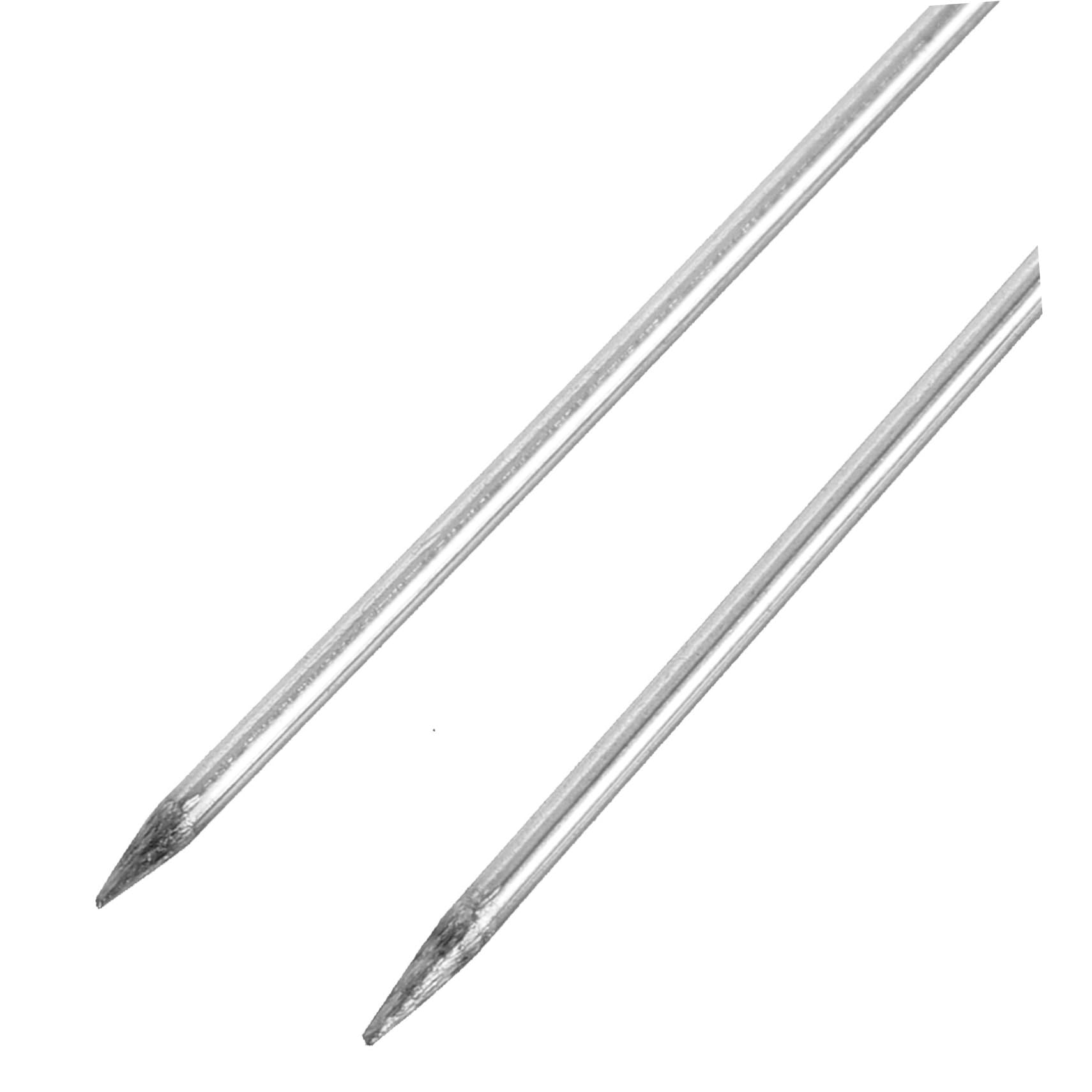 NUOBESTY Spitzen Silber 100 Stück aus Edelstahl U-förmige Stecknadeln für Quilten und Stofffixierung für Präzises Arbeiten zu Hause