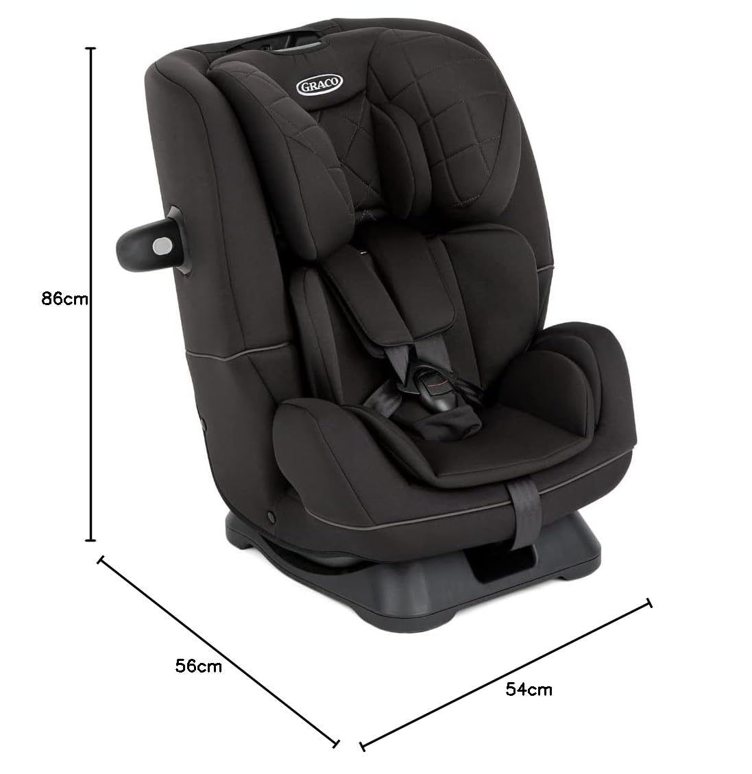Graco Fotelik samochodowy Slimfit R129, Midnight