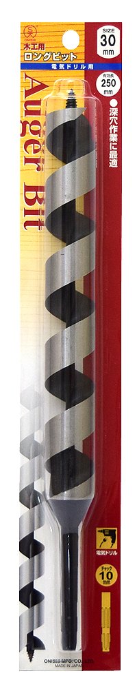 大西工業 ロングビット（NO．３） 33mm Amazon | 大西工業 ロングビット（NO．3） 33mm | 穴あけ