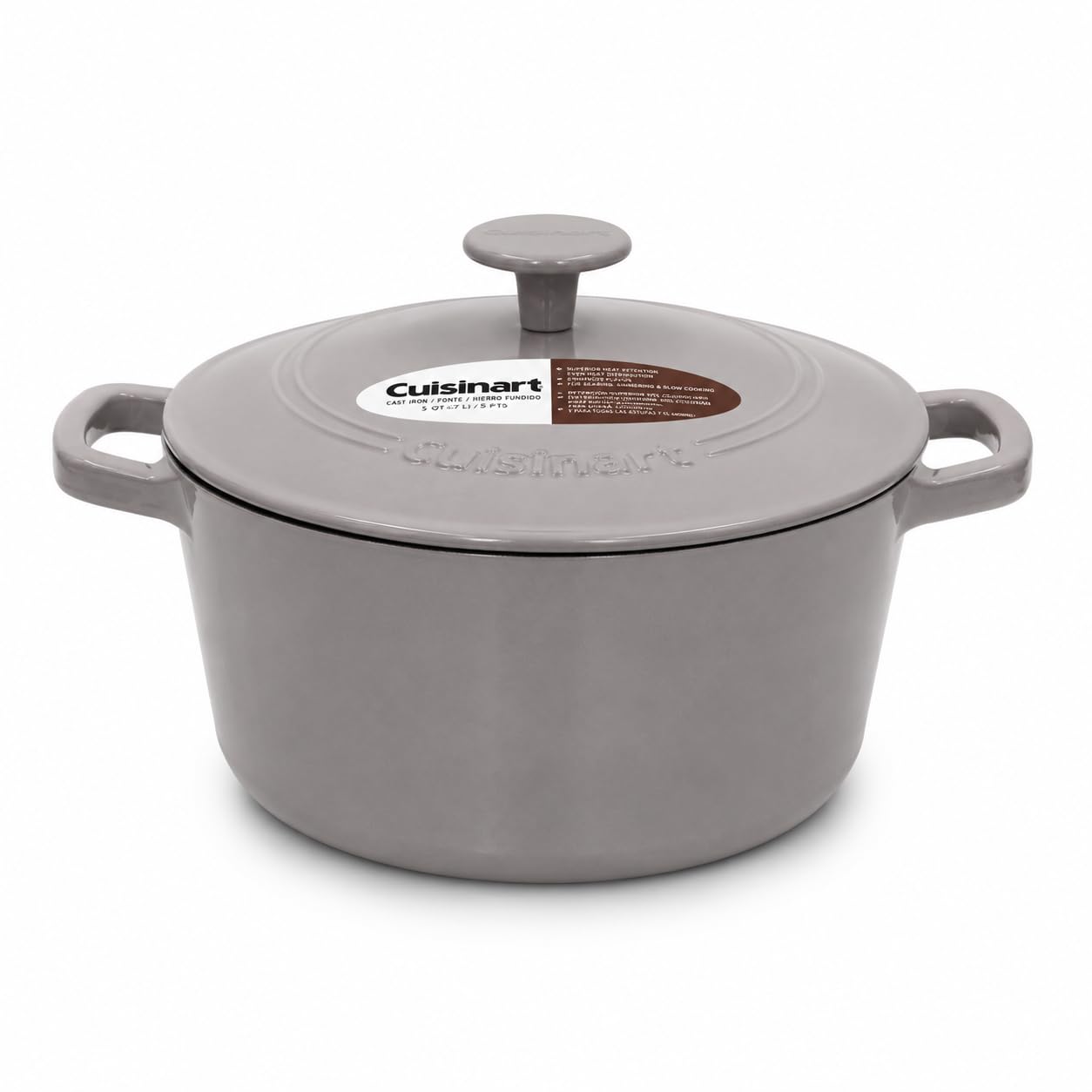 Cuisinart Chef's Classic Enameled Cast Iron Dutch Oven, 5-Quart | Mubboo