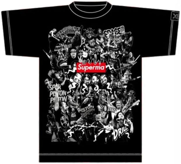 マキシマムザホルモン オフィシャルグッズ 黒い恋スペTシャツ ヤバい