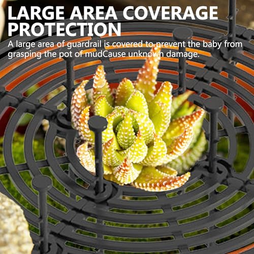 Miniatura 6 de 4 Rejillas Para Macetas: Protección Para Plantas De Gato Grande De 52 Cm Y 28 Cm, Protección Para Plantas De Interior, Protección Para Macetas, Cubierta Para Flores De Plantas, A Prueba De Gatos