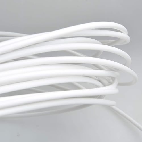 Miniatura 47 de Queenbox Tejido de ratán sintético redondo sólido de 17.64 oz (196.9 ft), material de reparación, ratán sintético de plástico para reparación