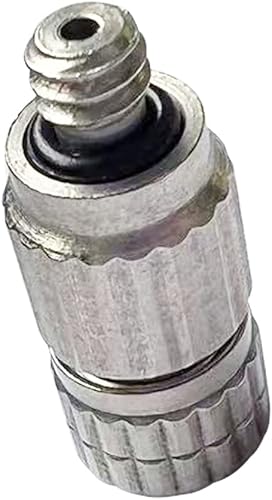 Miniatura 16 de Boquilla de nebulización chapada en níquel de latón de alta presión para sistema de niebla de enfriamiento al aire libre, orificio de cerámica