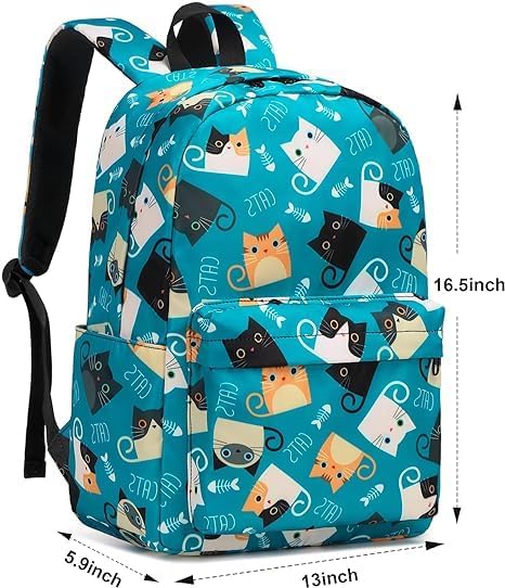 Image of Willton -Stylish Girls Backpack for School, College & Travel | Lightweight Casual Daypack with Spacious Compartments & Durable Design Trendy Travel Backpack for Teens