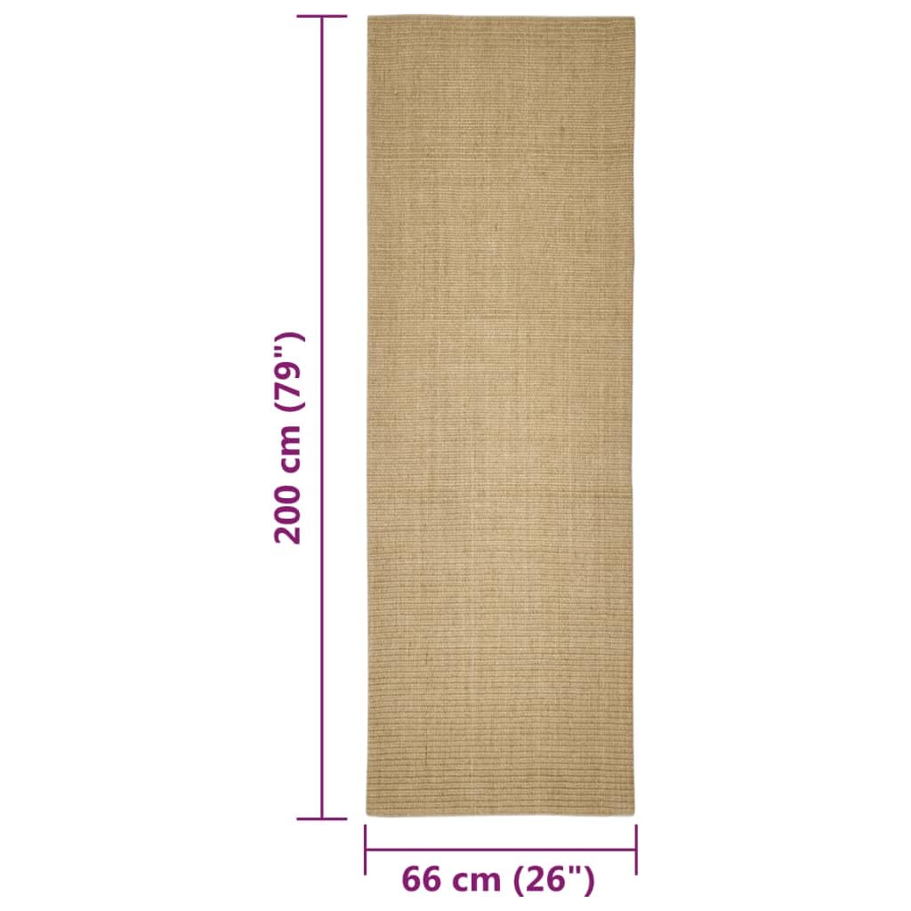 vidaXL Sisalteppich, Kratzteppich für Kratzbaum Kratzbrett, Kratzmatte für Katzen, Katzenmöbel Sisalmatte Katzenzubehör Kratzteppich Sisal
